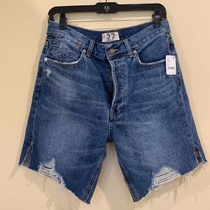 Free people distressed shorts